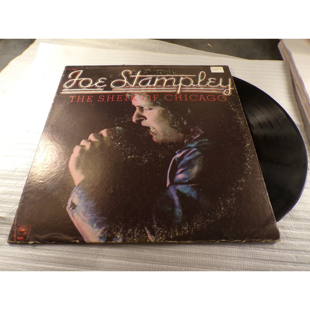 Joe Stampley The Sheik of Chicago Vinyl LP 1976 Epic Records KE 34036 Country